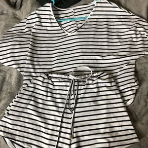 Two piece stripped set